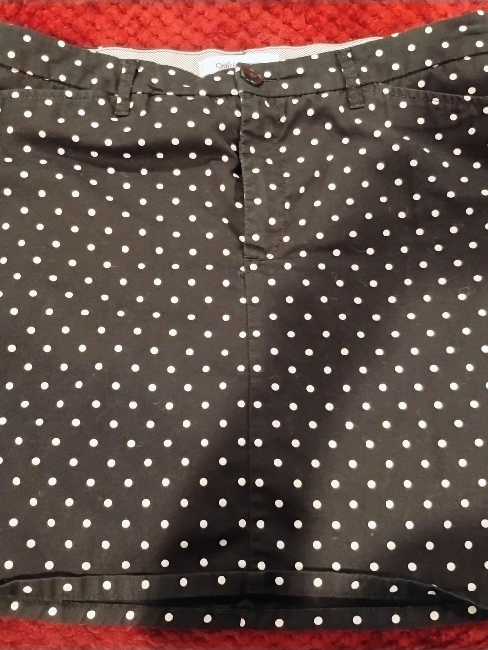✨ Croft & Barrow Black & White Polka Dot Stretch Skort ✨